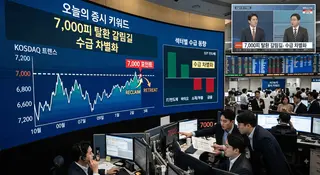 🏆 오늘의 증시 키워드: "7,000피 탈환 갈림길과 수급 차별화"