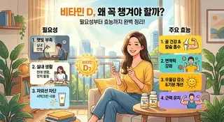 비타민 D, 왜 꼭 챙겨야 할까? 필요성부터 효능까지 완벽 정리