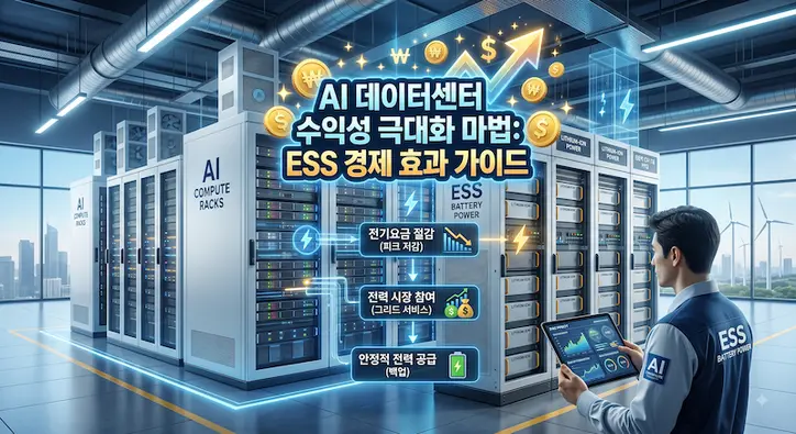 AI 데이터센터의 수익성을 극대화하는 마법: ESS 경제 효과 가이드